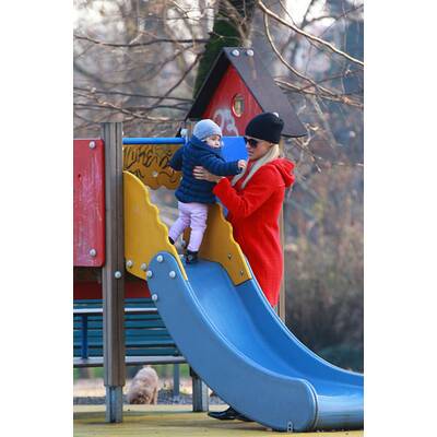 Michelle Hunziker: Mädlstag mit Töchterchen Sole