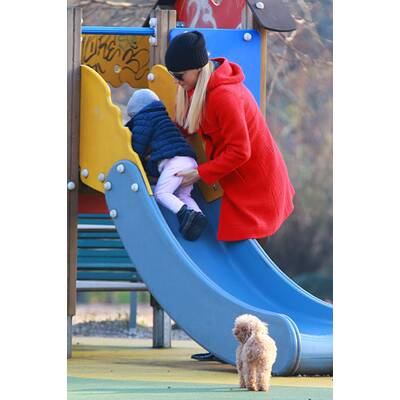 Michelle Hunziker: Mädlstag mit Töchterchen Sole