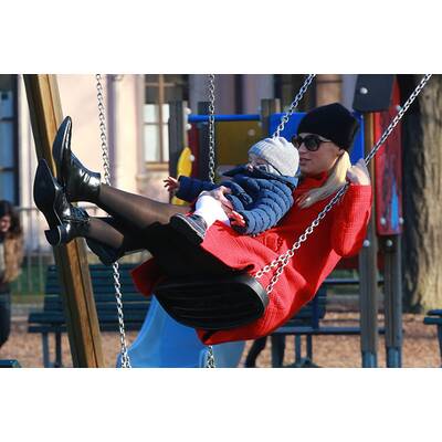 Michelle Hunziker: Mädlstag mit Töchterchen Sole