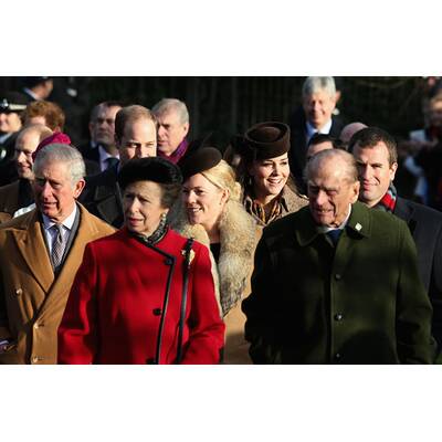 Die britischen Royals gehen zum weihnachtlichen Gottesdienst