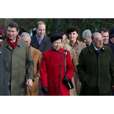 Die britischen Royals gehen zum weihnachtlichen Gottesdienst