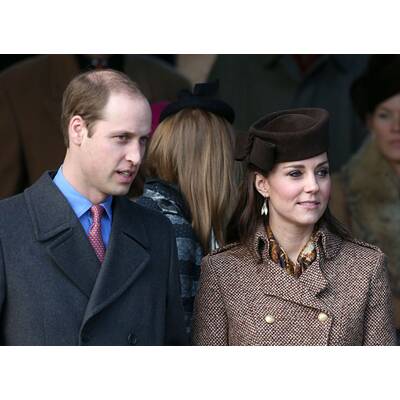 Die britischen Royals gehen zum weihnachtlichen Gottesdienst