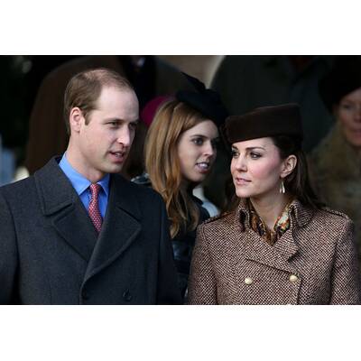 Die britischen Royals gehen zum weihnachtlichen Gottesdienst