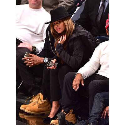Beyoncé & Jay Z turteln bei Basketball-Spiel