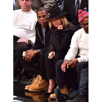 Beyoncé & Jay Z turteln bei Basketball-Spiel