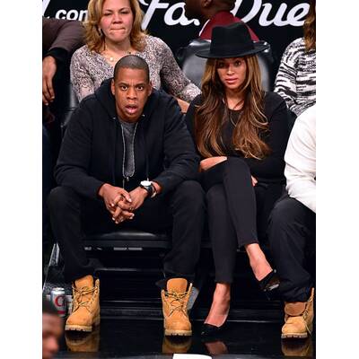 Beyoncé & Jay Z turteln bei Basketball-Spiel