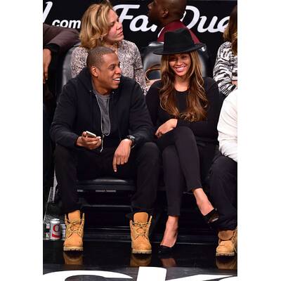 Beyoncé & Jay Z turteln bei Basketball-Spiel