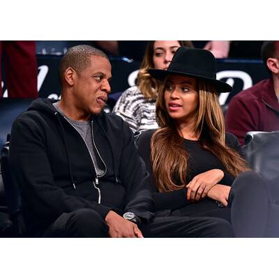 Beyoncé & Jay Z turteln bei Basketball-Spiel