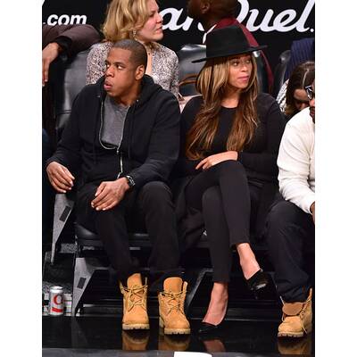 Beyoncé & Jay Z turteln bei Basketball-Spiel