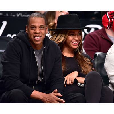 Beyoncé & Jay Z turteln bei Basketball-Spiel