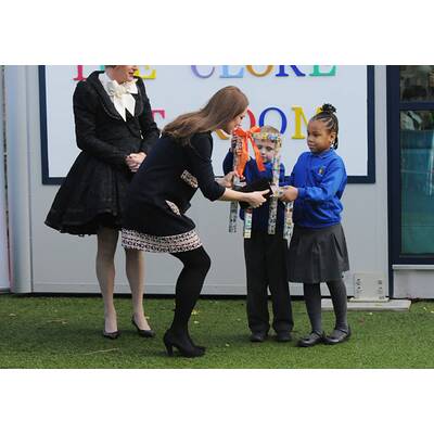 Herzogin Kate in der Schule