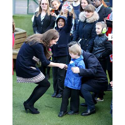 Herzogin Kate in der Schule