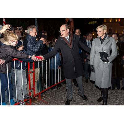 Charlène und Albert in love