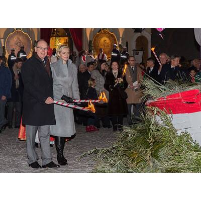 Charlène und Albert in love