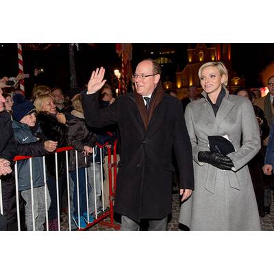 Charlène und Albert in love