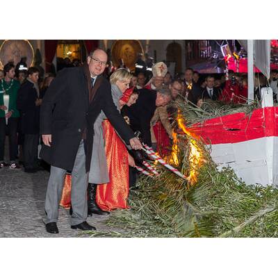 Charlène und Albert in love