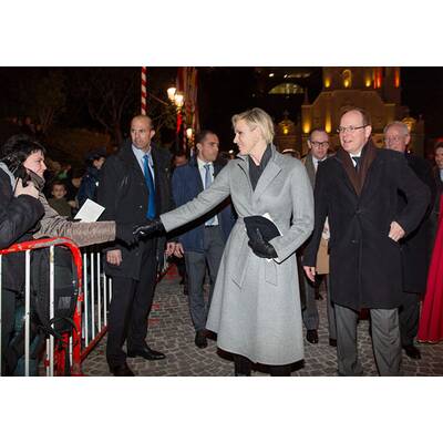 Charlène und Albert in love