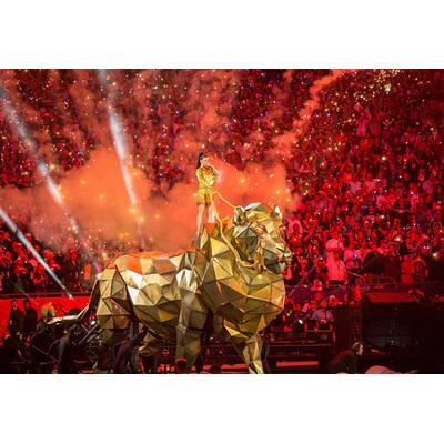 Katy Perry heizt beim Superbowl ein
