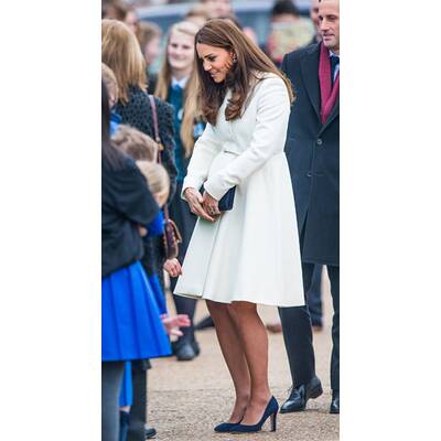 Herzogin Kate: Strahlend schön mit Babybauch