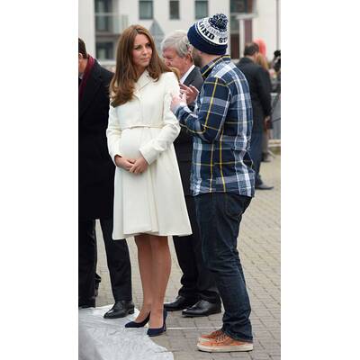 Herzogin Kate: Strahlend schön mit Babybauch