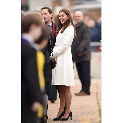 Herzogin Kate: Strahlend schön mit Babybauch