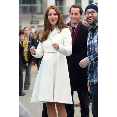 Herzogin Kate: Strahlend schön mit Babybauch