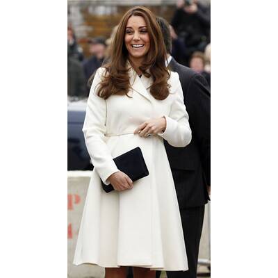 Herzogin Kate: Strahlend schön mit Babybauch