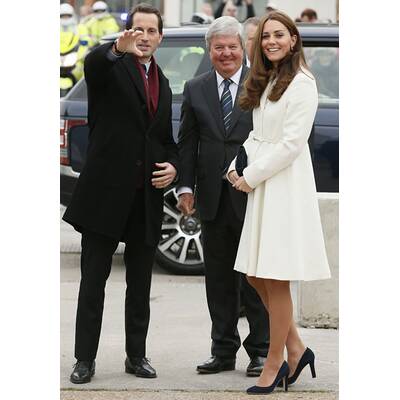 Herzogin Kate: Strahlend schön mit Babybauch