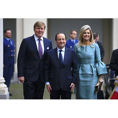 Máxima zu Besuch bei Frankreichs Präsident Hollande