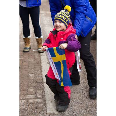 Prinzessin Estelle feuert bei nordischer Ski-WM an