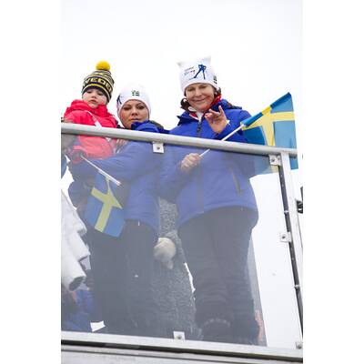 Prinzessin Estelle feuert bei nordischer Ski-WM an