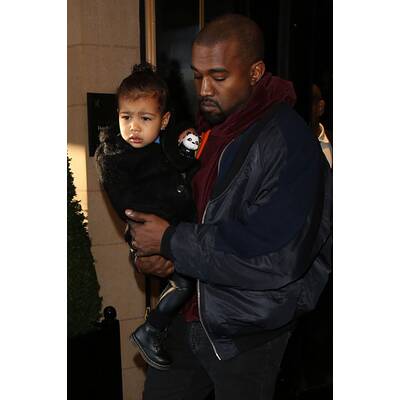 Papa Kanye holt Nori vom Kinderclub ab