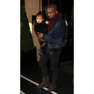 Papa Kanye holt Nori vom Kinderclub ab