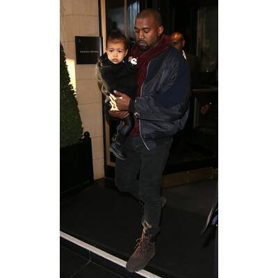 Papa Kanye holt Nori vom Kinderclub ab