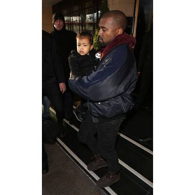 Papa Kanye holt Nori vom Kinderclub ab