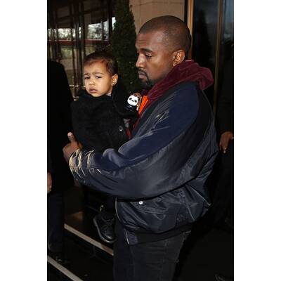 Papa Kanye holt Nori vom Kinderclub ab