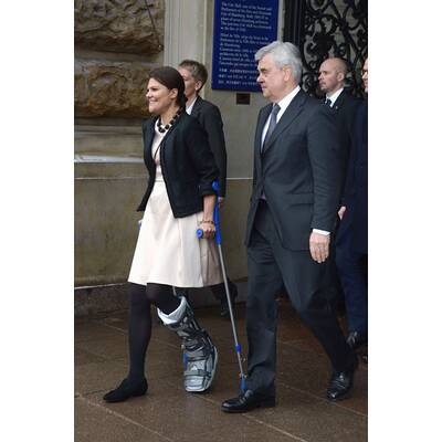 Prinzessin Victoria humpelt bei Deutschland-Besuch