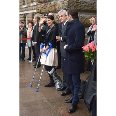 Prinzessin Victoria humpelt bei Deutschland-Besuch