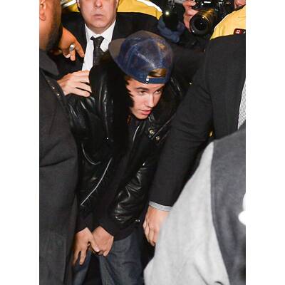 Justin Bieber auf der Polizeiwache