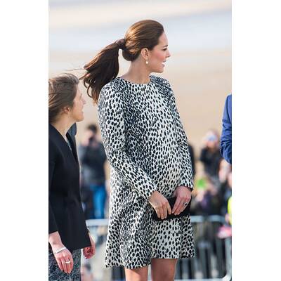 Herzogin Kate: Fleißig vor Babypause