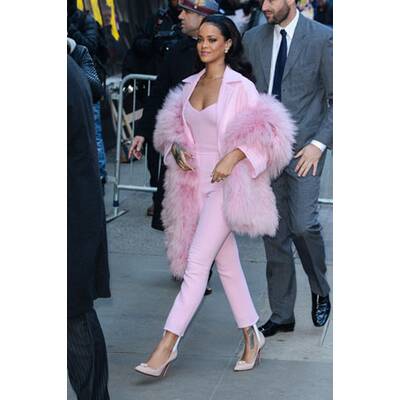 Rihanna: Bizarr ganz in Rosa
