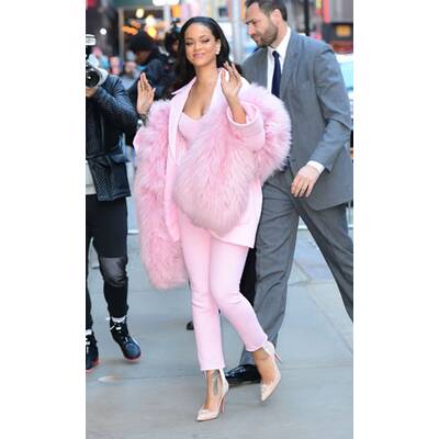 Rihanna: Bizarr ganz in Rosa