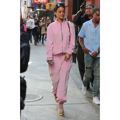 Rihanna: Bizarr ganz in Rosa