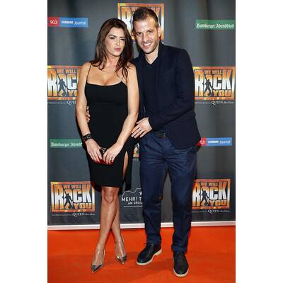 Rafael van der Vaart & Sabia Boulahrouz turteln bei Musical-Premiere