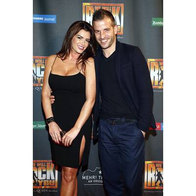 Rafael van der Vaart & Sabia Boulahrouz turteln bei Musical-Premiere
