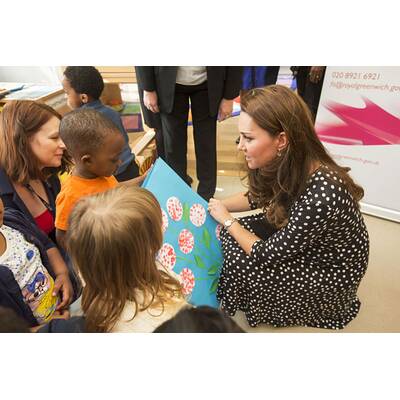 Herzogin Kate: Zu Besuch im Kinder-Center