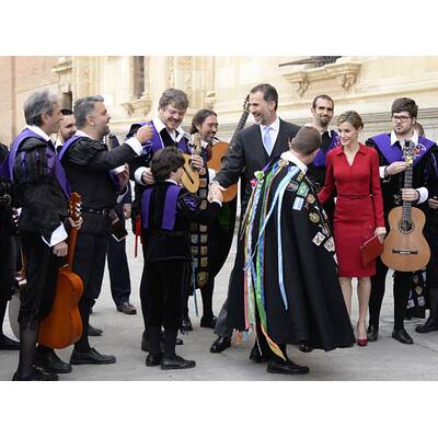 Königin Letizia strahlt neben Felipe