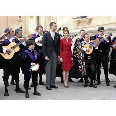 Königin Letizia strahlt neben Felipe