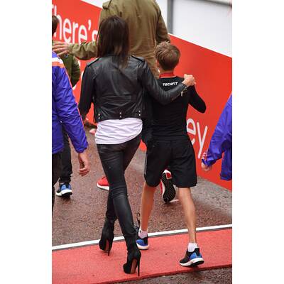 Familie Beckham jubelt Romeo bei Charity-Lauf zu