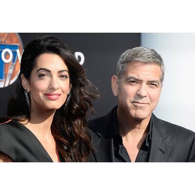 George & Amal Clooney bei Filmpremiere